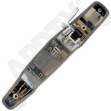 APDTY 91656 Exterior Door Handle Front Right Chrome Finish With/Out Key Hole
