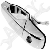 APDTY 91657 Exterior Chrome Door Handle With Keyhole Front Left (Driver Side)