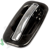 APDTY 91659 Exterior Door Handle Front Right Chrome w/ Black Housing