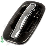 APDTY 91659 Exterior Door Handle Front Right Chrome w/ Black Housing