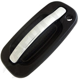 APDTY 91661 Exterior Door Handle Front Left Chrome w/ Black Housing