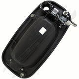 APDTY 91661 Exterior Door Handle Front Left Chrome w/ Black Housing