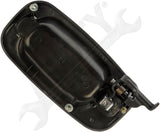 APDTY 91662 Exterior Door Handle Rear Right Chrome w/ Black Housing