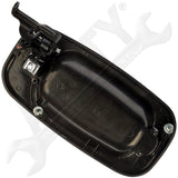 APDTY 91663 Exterior Door Handle Rear Left Chrome w/ Black Housing