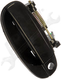 APDTY 91667 Exterior Door Handle Front Left Smooth Black