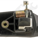 APDTY 91679 Exterior Door Handle Rear Left Smooth Black