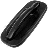 APDTY 91680 Exterior Door Handle Rear Left (Driver) Textured Black W/O Key Hole