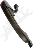 APDTY 91714 Exterior Door Handle Front Right Smooth Black