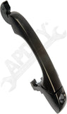 APDTY 91715 Exterior Door Handle Front Left Smooth Black