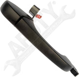 APDTY 91716 Exterior Door Handle Rear Right Smooth Black