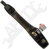 APDTY 91716 Exterior Door Handle Rear Right Smooth Black