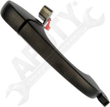 APDTY 91717 Exterior Door Handle Rear Left Smooth Black