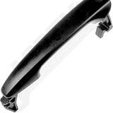 APDTY 91730 Exterior Door Handle Front Right/Left Smooth Black