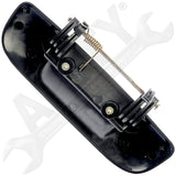 APDTY 91731 Tailgate Handle Smooth Black