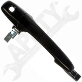 APDTY 91738 Exterior Door Handle Left Smooth Black