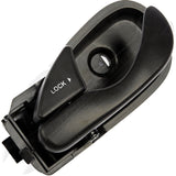APDTY 91744 Interior Door Handle Rear Left Smooth Black