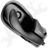 APDTY 91745 Interior Door Handle Rear Right Smooth Black