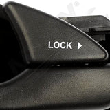 APDTY 91745 Interior Door Handle Rear Right Smooth Black