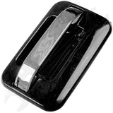 APDTY 91753 Exterior Door Handle Rear Left Smooth Black