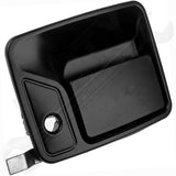 APDTY 91756 Exterior Door Handle Front Left Smooth Black