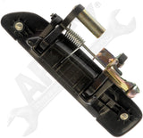 APDTY 91770 Exterior Door Handle Rear Right Smooth Black