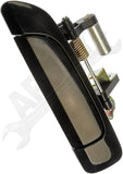 APDTY 91781 Exterior Door Handle Rear Left Smooth Black