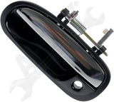 APDTY 91784 Exterior Door Handle Front Left Smooth Black