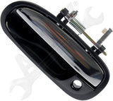 APDTY 91784 Exterior Door Handle Front Left Smooth Black