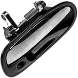 APDTY 91785 Exterior Door Handle Front Right Smooth Black