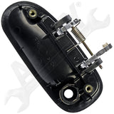 APDTY 91785 Exterior Door Handle Front Right Smooth Black