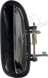 APDTY 91786 Exterior Door Handle Rear Left Chrome/Black