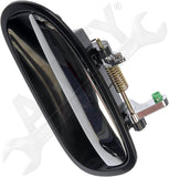 APDTY 91786 Exterior Door Handle Rear Left Chrome/Black