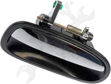 APDTY 91787 Exterior Door Handle Rear Right Chrome/Black