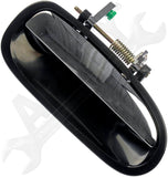 APDTY 91787 Exterior Door Handle Rear Right Chrome/Black