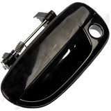 APDTY 91795 Exterior Door Handle Front Left Smooth Black