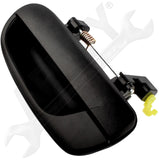 APDTY 91797 Exterior Door Handle Rear Left Smooth Black Fits 2000-2005 Accent