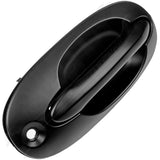 APDTY 91802 Exterior Door Handle Front Right Smooth Black