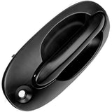 APDTY 91802 Exterior Door Handle Front Right Smooth Black