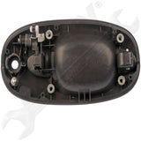 APDTY 91803 Exterior Door Handle Front Left Smooth Black
