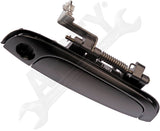 APDTY 91851 Exterior Door Handle Front Right Smooth Black
