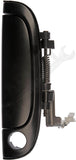 APDTY 91852 Exterior Door Handle Front Left Smooth Black