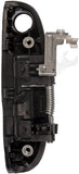 APDTY 91852 Exterior Door Handle Front Left Smooth Black