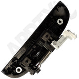 APDTY 91854 Exterior Door Handle Rear Left Smooth Black