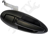 APDTY 91869 Exterior Door Handle Rear Right Smooth Black