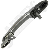 APDTY 91870 Exterior Door Handle Front Right Black/Chrome