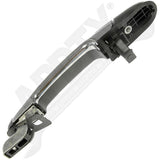 APDTY 91870 Exterior Door Handle Front Right Black/Chrome