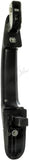 APDTY 91882 Exterior Door Handle Rear Right Black/Chrome