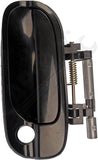 APDTY 91918 Exterior Door Handle Front Left Smooth Black