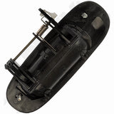 APDTY 91932 Exterior Door Handle Front Right Smooth Black