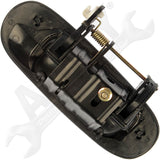 APDTY 91935 Exterior Door Handle Rear Left Smooth Black